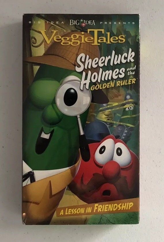 VeggieTales Sheerluck Holmes and the Golden Ruler 2005 VHS ...