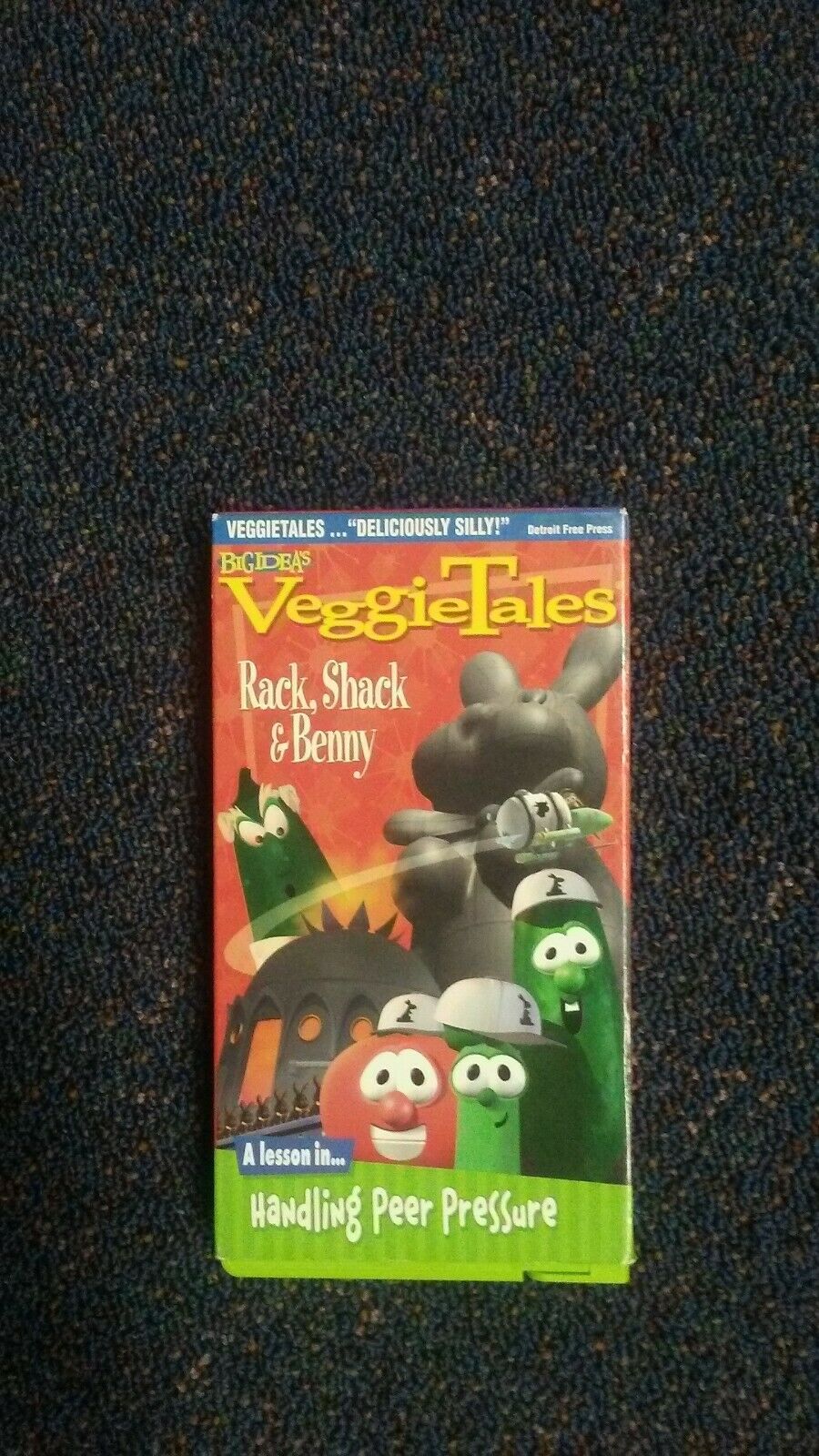 VeggieTales Rack, Shack & Benny 2000 Word Entertainment VHS Green Tape ...