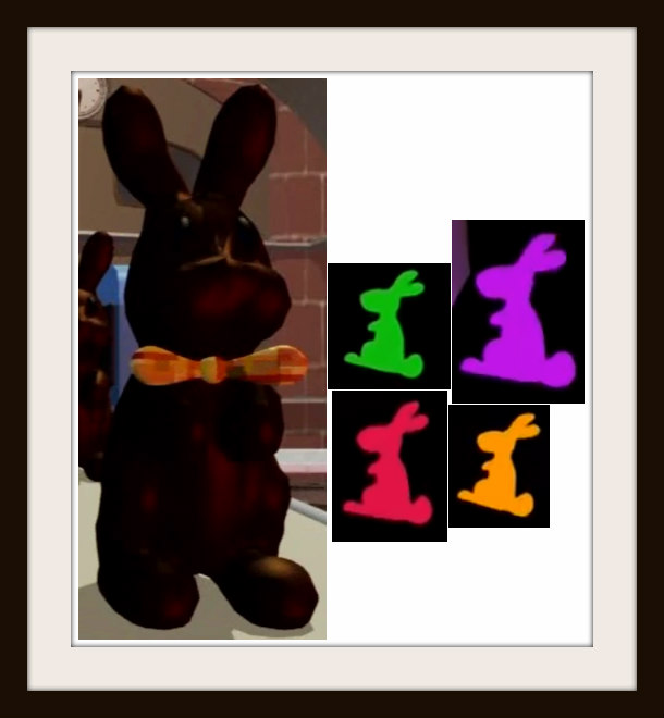 Veggie Tales Chocolate Bunnies Museum Matte Frames | VeggieTales - It's ...