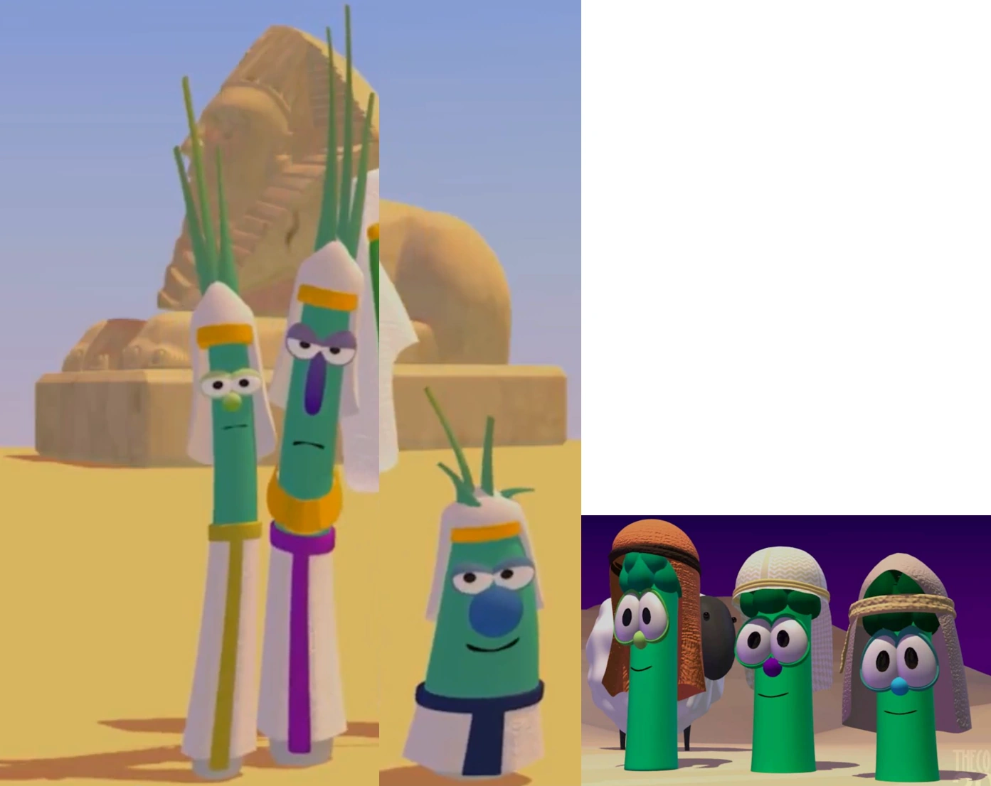 The Phapon Scallions & Sheep And The Three Brother Asparagus Model