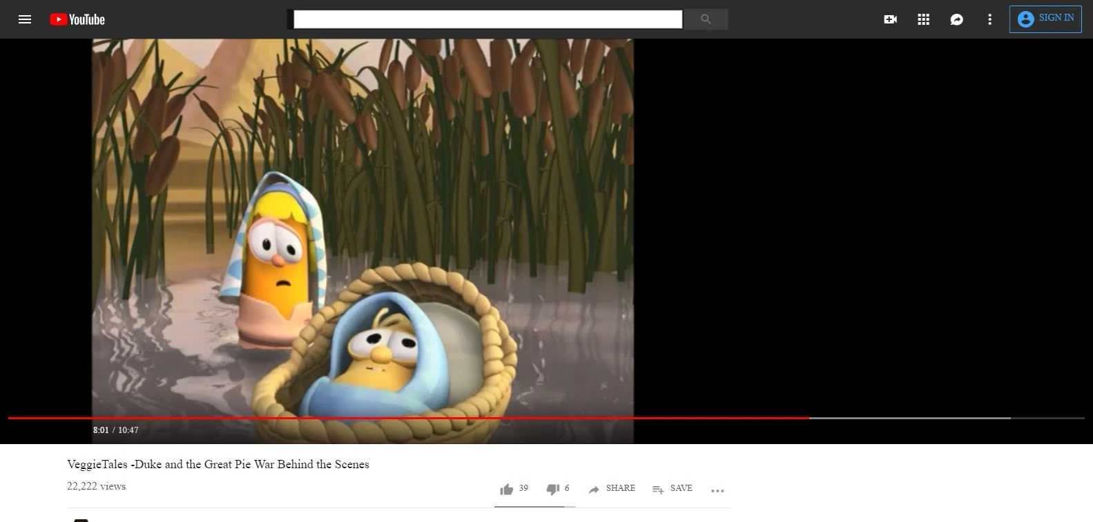 Laura Carrot As Miriam And Baby Moses Debut In VeggieTales Duke and the