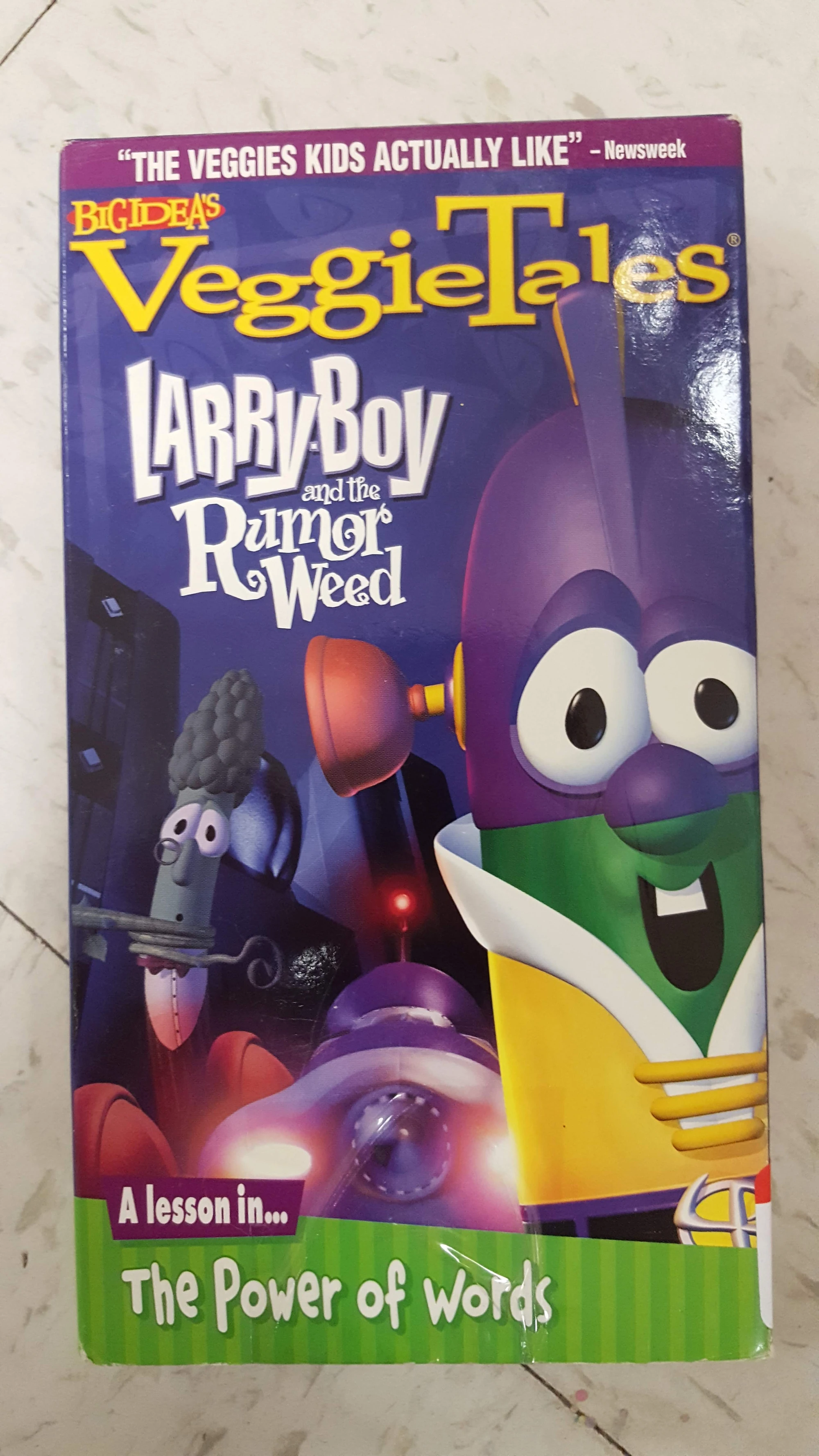VeggieTales Larry-Boy and the Rumor Weed 1999 VHS Word Entertainment ...