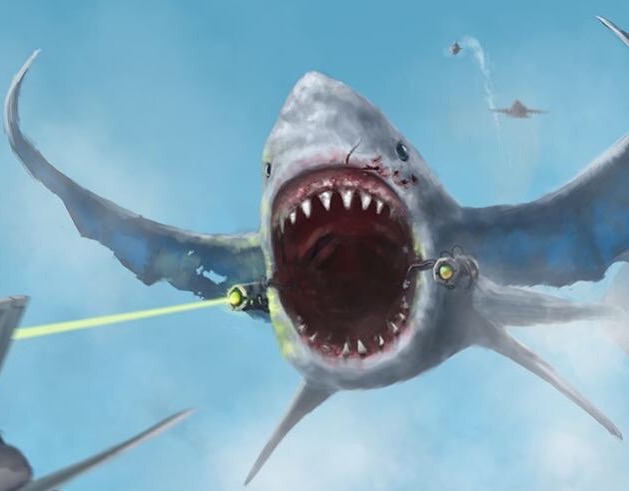 Image result for Flying shark images