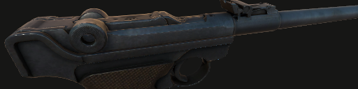 Lange Pistole Parabellum 1908 Artillerie-Luger