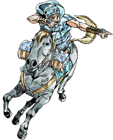 Image result for johnny joestar on horse