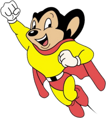 Mighty Mouse MIGHTY HERO Lightning Bolt Tank Top All Sizes