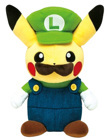 mario and luigi pikachu plush