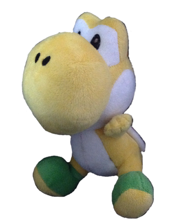 yellow yoshi plush