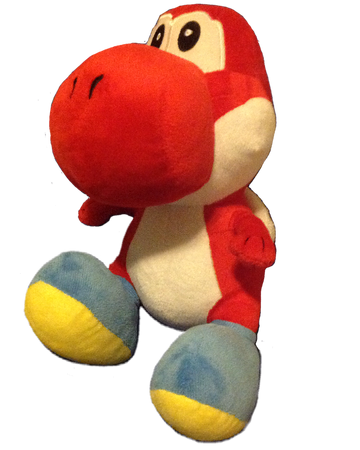 red yoshi plush