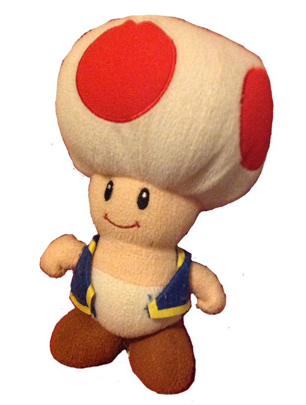 yellow toad plush