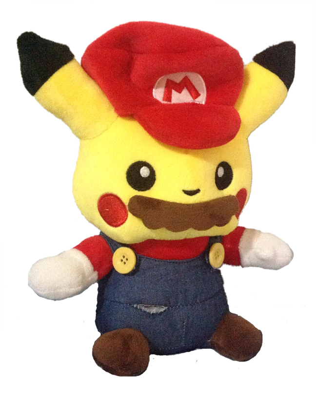 mario pikachu plush