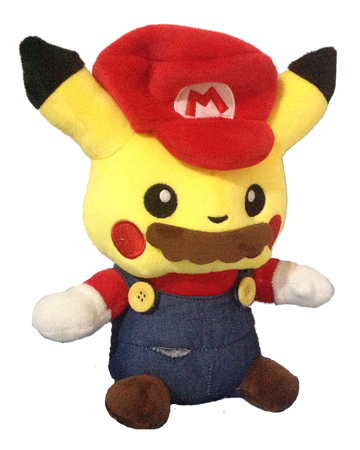 mario pikachu plush