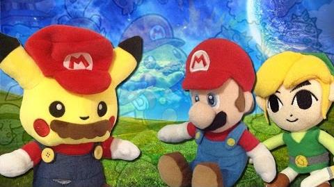 mario pikachu plush