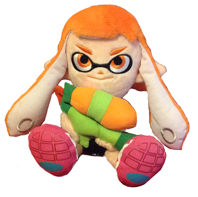 splatoon inkling girl plush