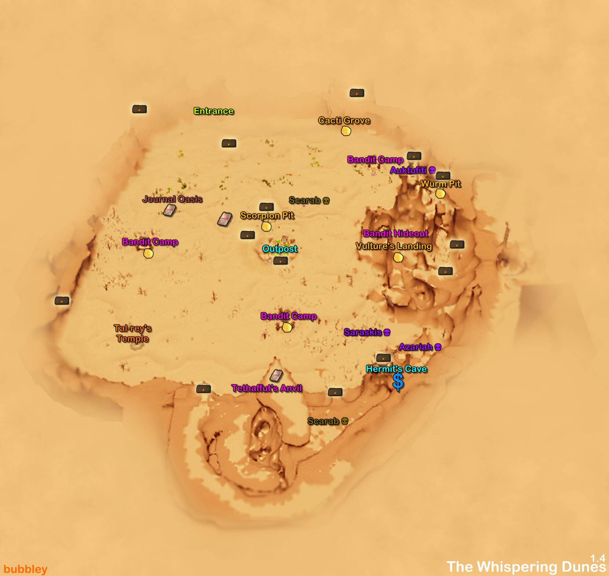 Vesteria Whispering Dunes Location