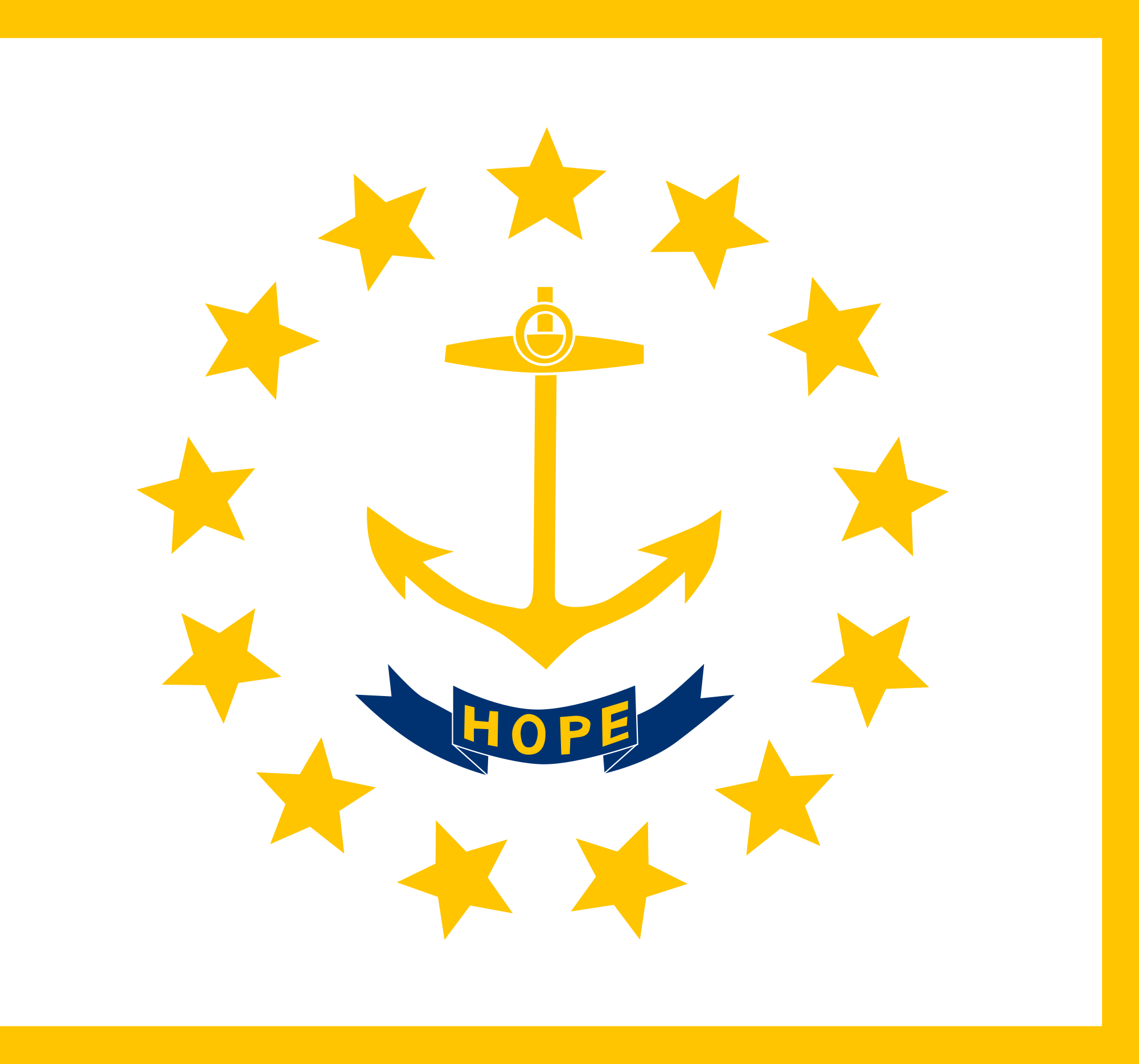 Flag of Rhode Island