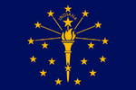Flag of Indiana