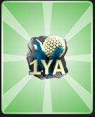 1 Year Anniversary Host Pin