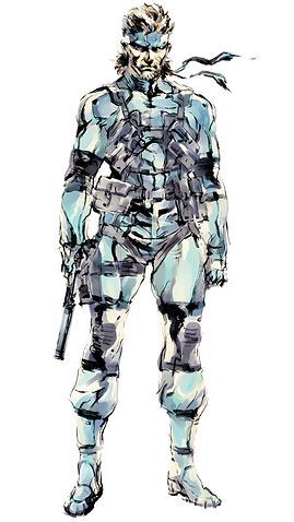 Solid Snake Game Character