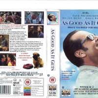 As Good As It Gets 1997 Uk Retail Tape Vhs And Dvd Covers Wikia Fandom