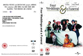 Four Weddings And A Funeral 2015 Uk Retail Homemade Dvd Vhs