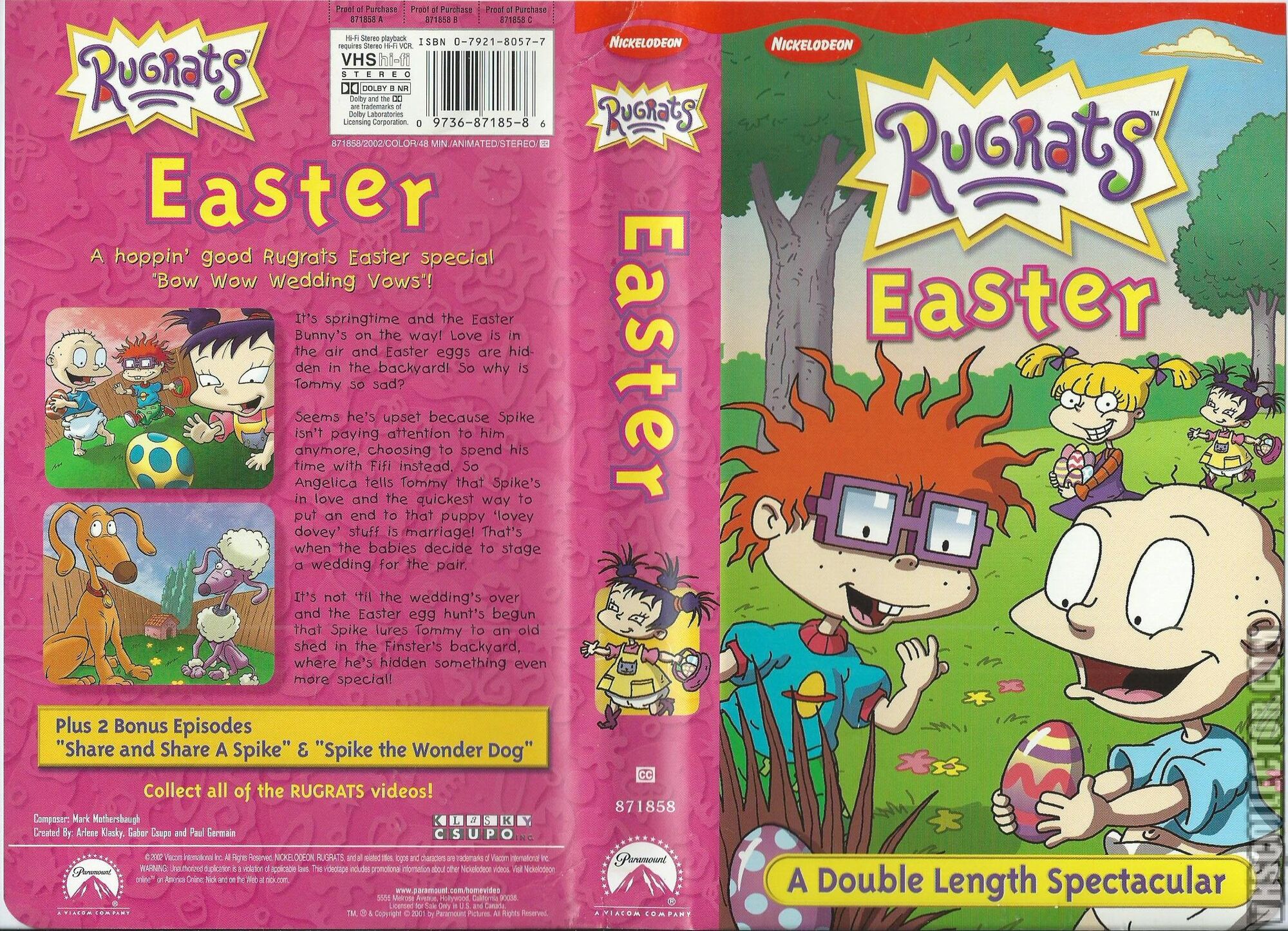 Rugrats: Easter VHS 2002 | Vhs and DVD Credits Wiki | Fandom