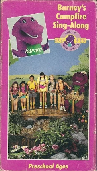 Barney S Campfire Sing Along Vhs 1990 Vhs And Dvd Credits Wiki