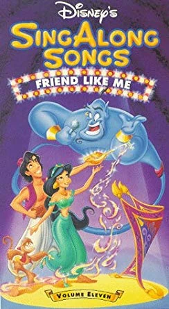 Disney's Sing Along Songs: Friend Like Me VHS 1993 | Vhs and DVD