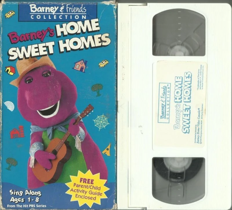 Barney's Home Sweet Homes VHS 1993 Vhs and DVD Credits Wiki Fandom