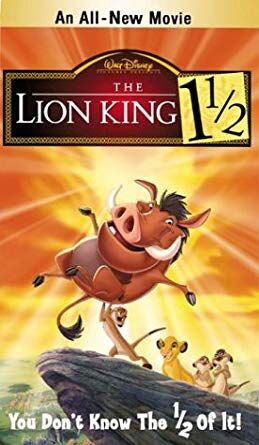 The Lion King 1 1 2 Special Edition Vhs 2004 Vhs And Dvd