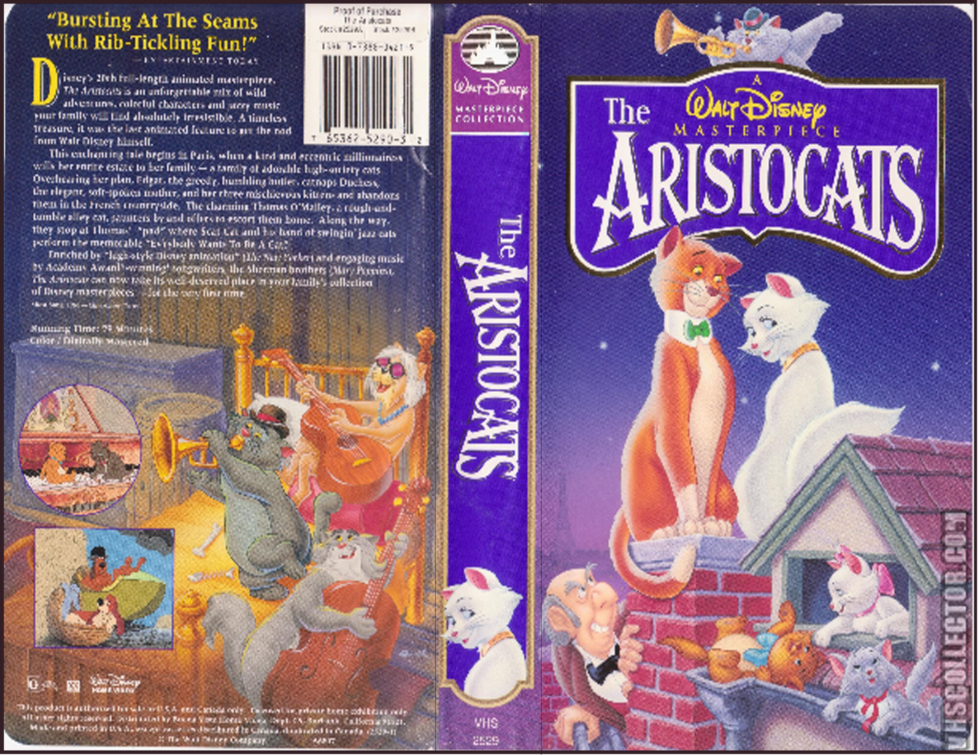 Opening to The Aristocats (1970) 1996 VHS VHS Openings Wiki Fandom