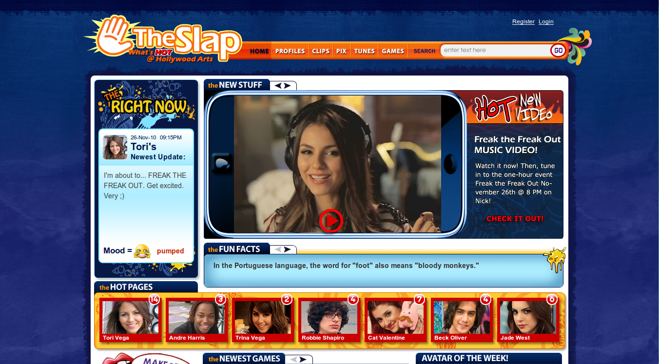 TheSlap Victorious Wiki FANDOM powered by Wikia