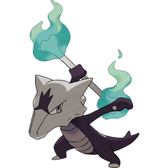 Pokémon Alola Marowak Pelúcia Original