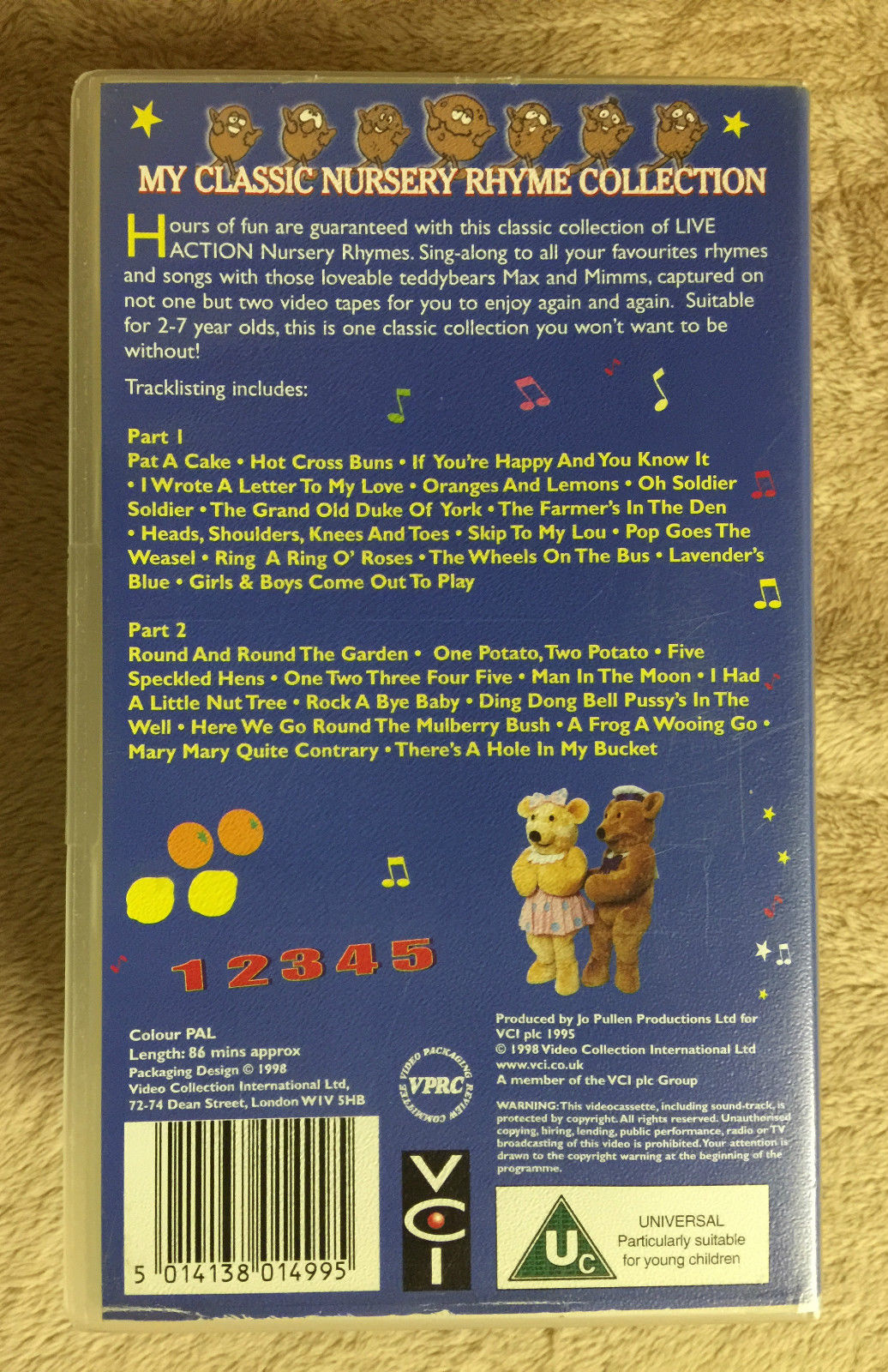 Nursery Rhymes And Songs Uk Vhs Best Idea Garden Image My Clic Nursery Rhyme Collection Double Vhs 57 1 Jpg