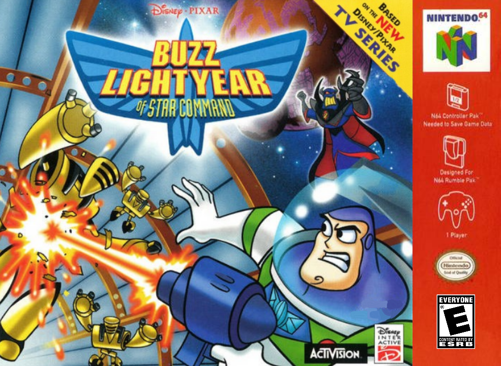 Disney Pixar Buzz Lightyear Of Star Command The Video Game (2000