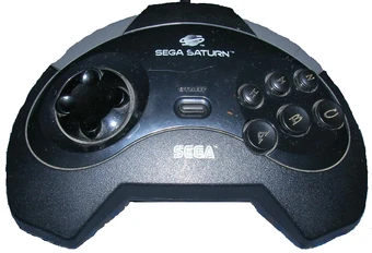 Sega Saturn Controller Video Game Wiki Fandom