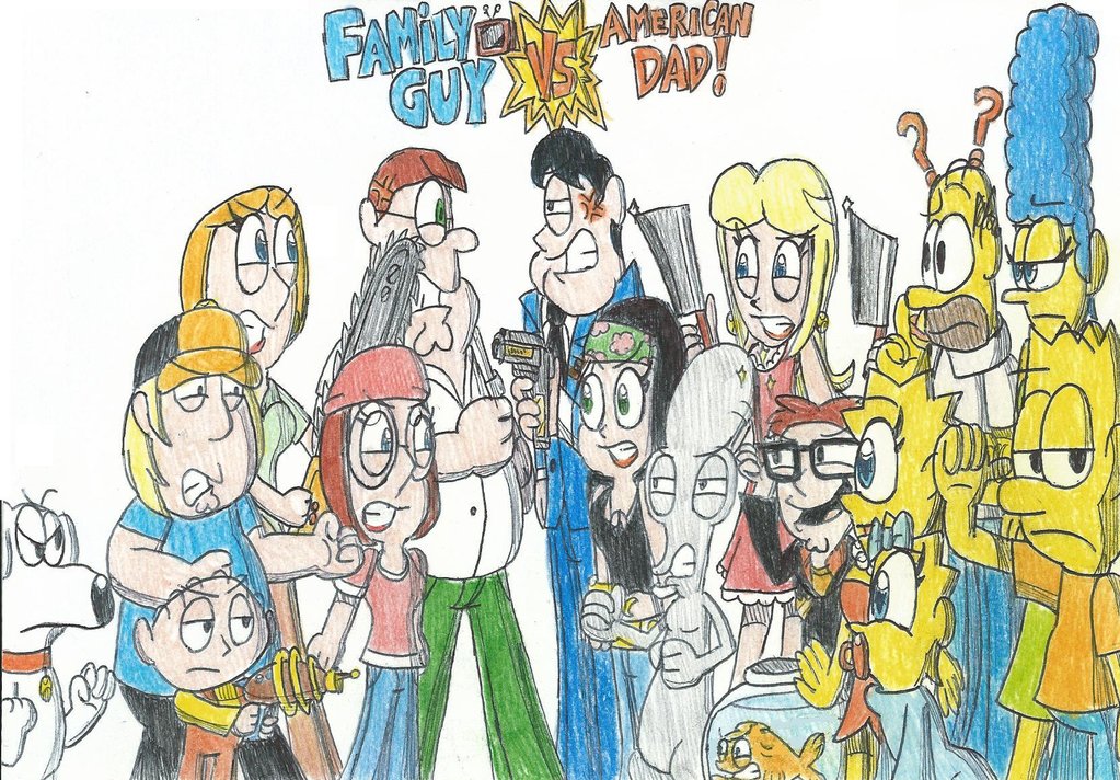 American Dad vs Family Guy Kung Fu 4 Turbo (Hyper Mega Edition XL