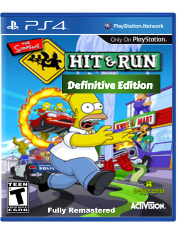 The Simpsons Hit Run Definitive Edition Video Game Fanon Wiki