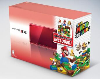 Flame Red Nintendo 3DS Super Mario 3D Land Bundle