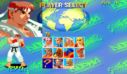 Street Fighter Alpha - Pantalla de selección