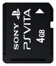 Playstation vita memory card illustration