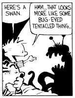 Calvin and Hobbes shadow