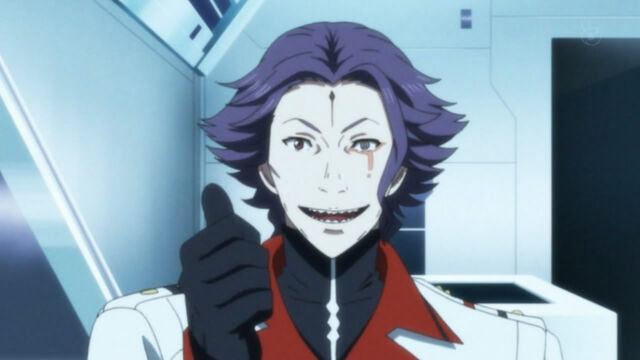 Image - Guilty crown-09-segai-smile-thumbs up-creepy.jpg | Villains ...