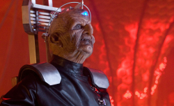Davros's smirk