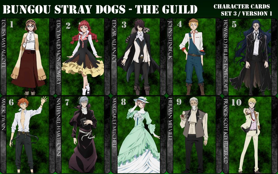 Wallpaper The Guild Bungou Stray Dogs Villains Wiki Fandom Free
