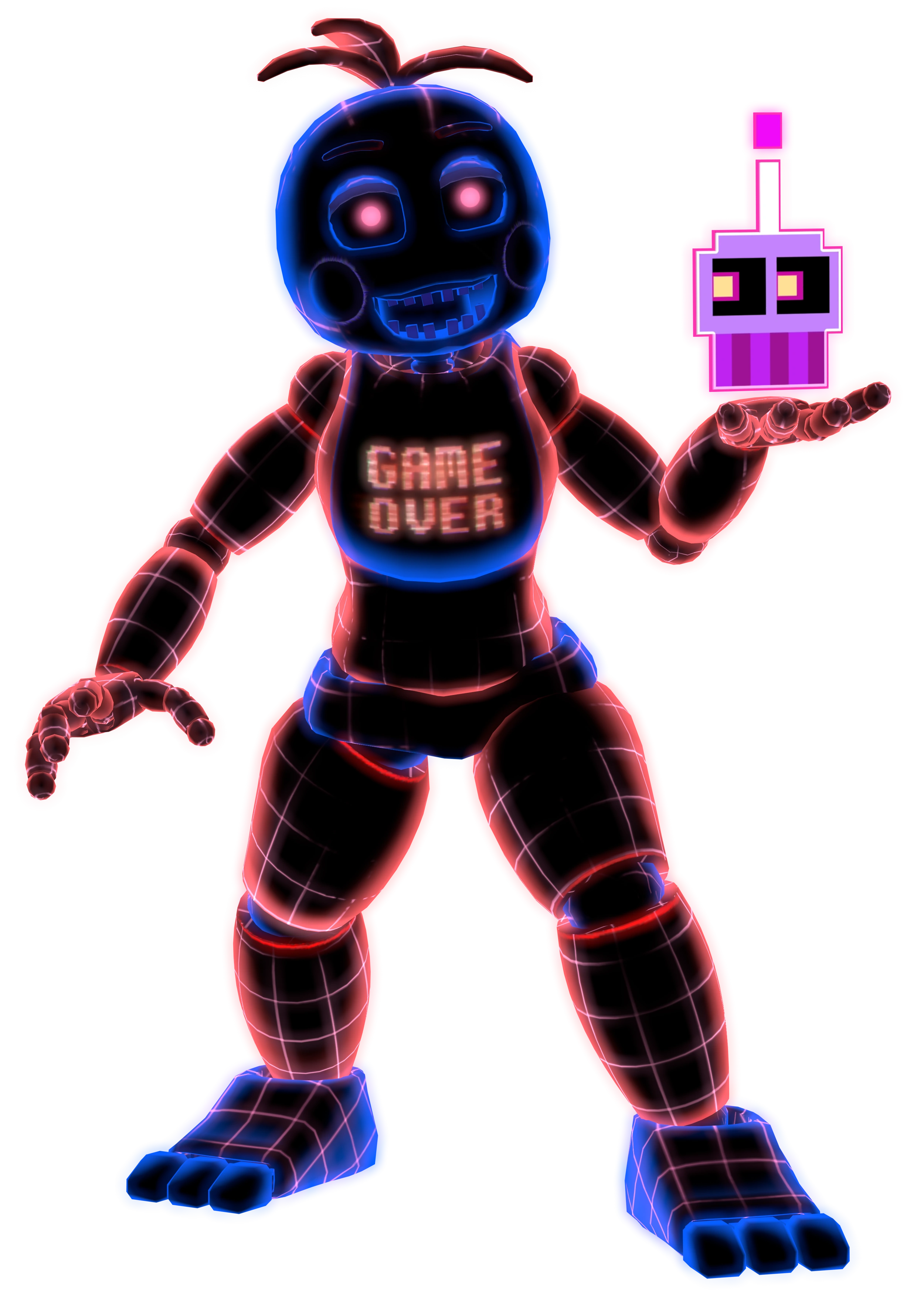 Transparent Toy Chica Fanart