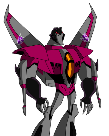 transformers animated starscream toy