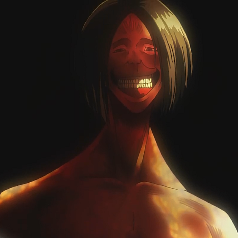 Image result for attack on titan smiling