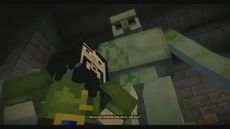 Ivor with an Iron Golem