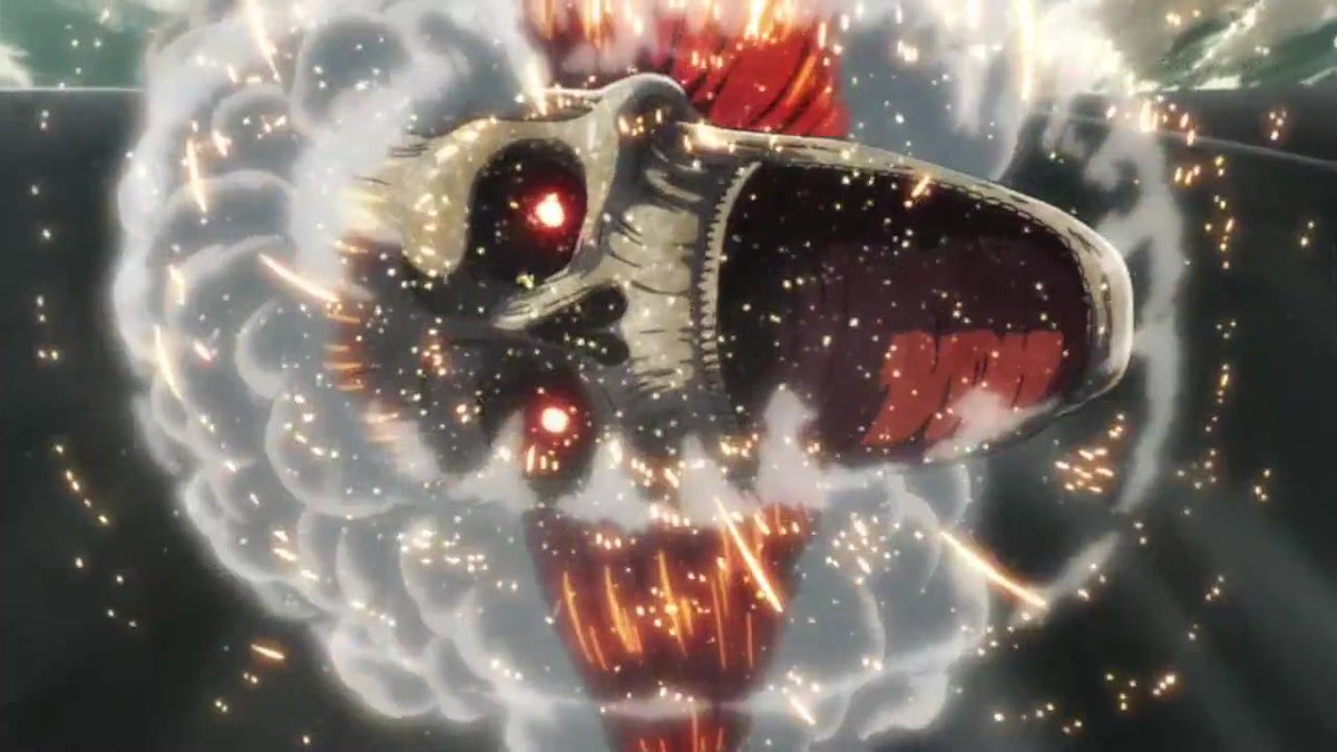 colossal titan attacks wall colossal titan attacks wall
